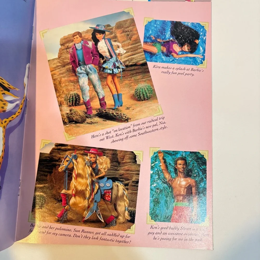 Vintage Barbie Magazine Summer 1990 Disney World Jazzie Mattel 90s Nostalgia